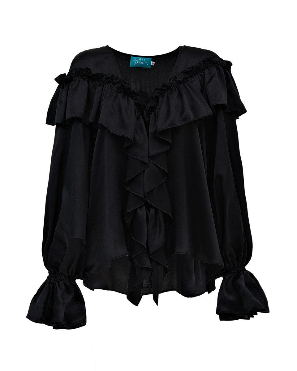 Oversized Silk Blouse