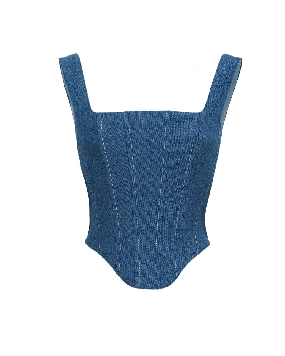 Denim Corset