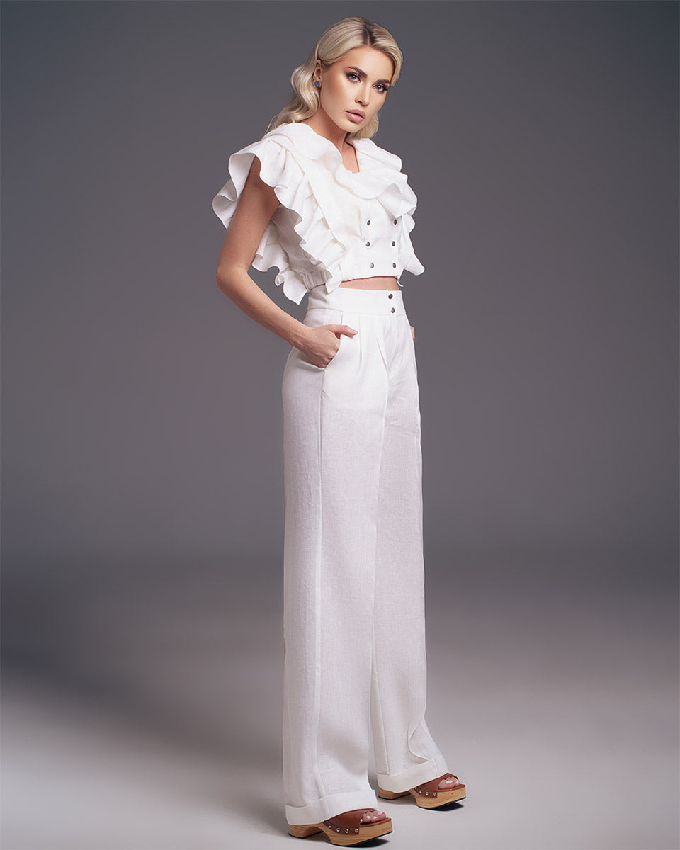 Linen Two-Piece Suit