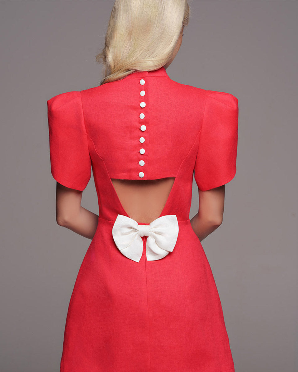 Tulip Sleeve Dress – Midi